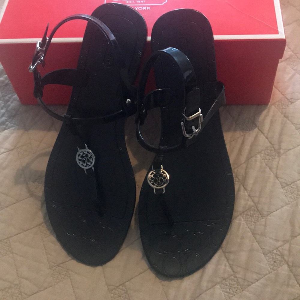 Coach Pansy Jelly Sandals sz 10m